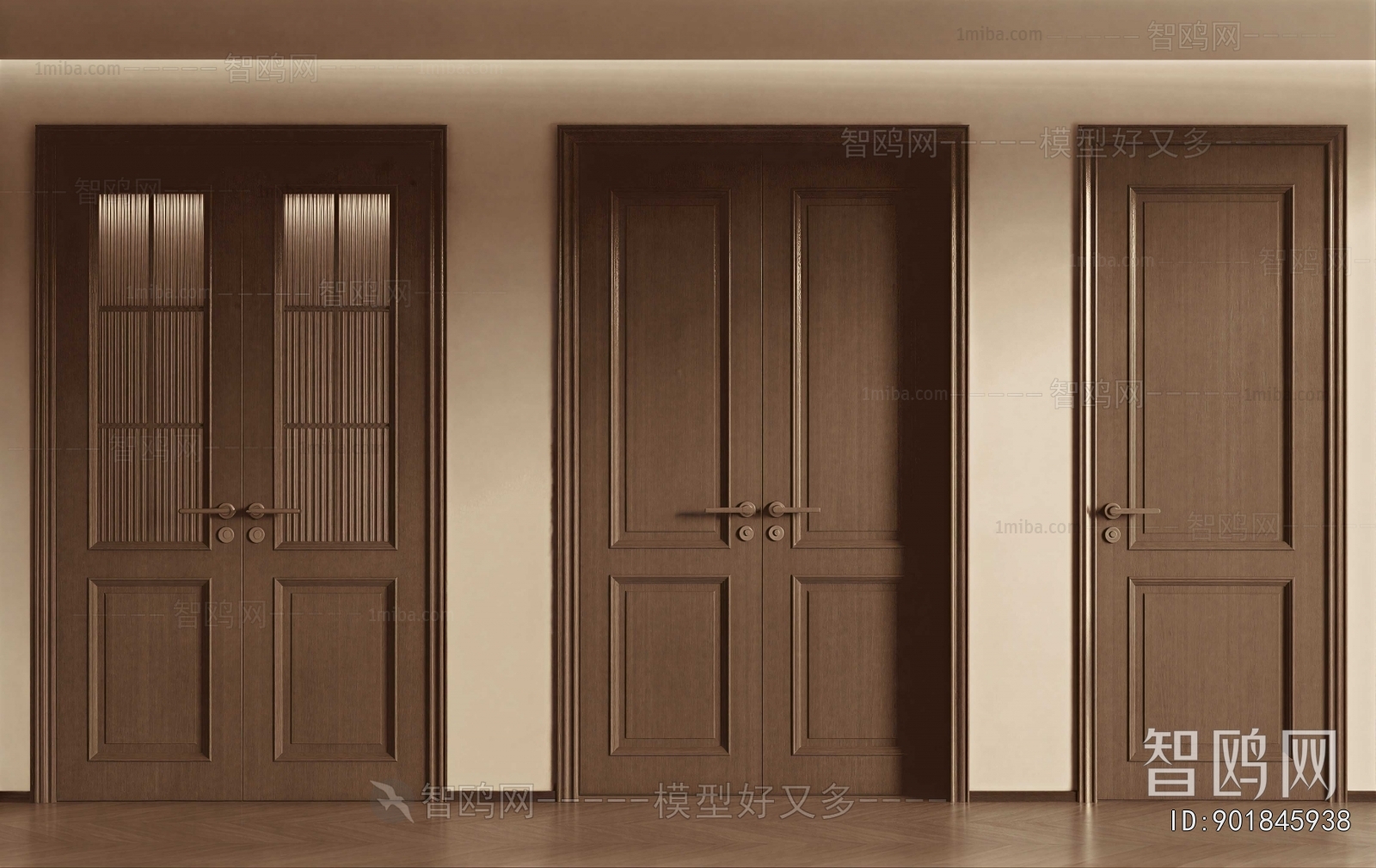 New Chinese Style Single Door