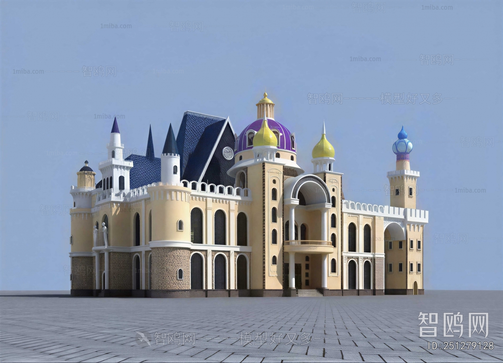 European Style Building Appearance