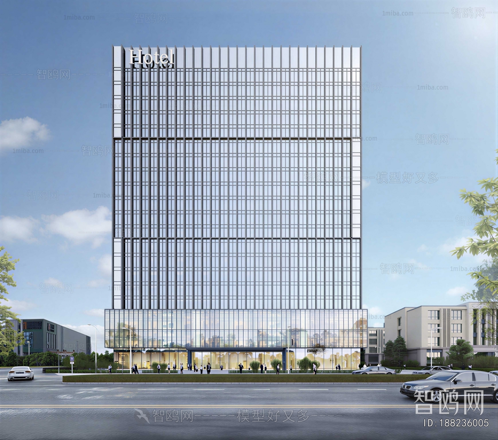 Modern Appearance Of Commercial Building