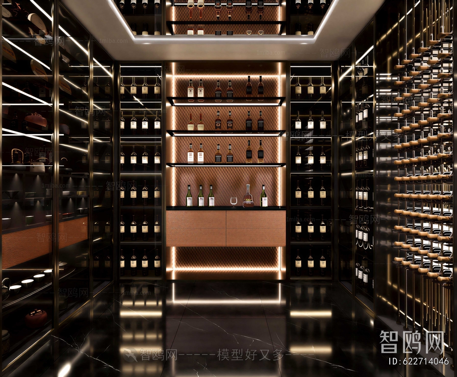 Modern Wine Cellar/Wine Tasting Room