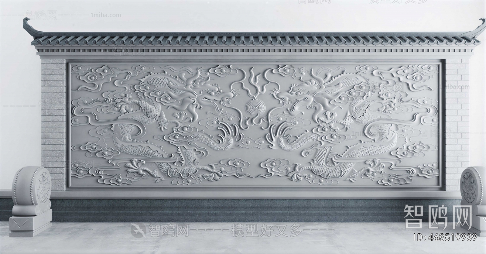 New Chinese Style Landscape Wall