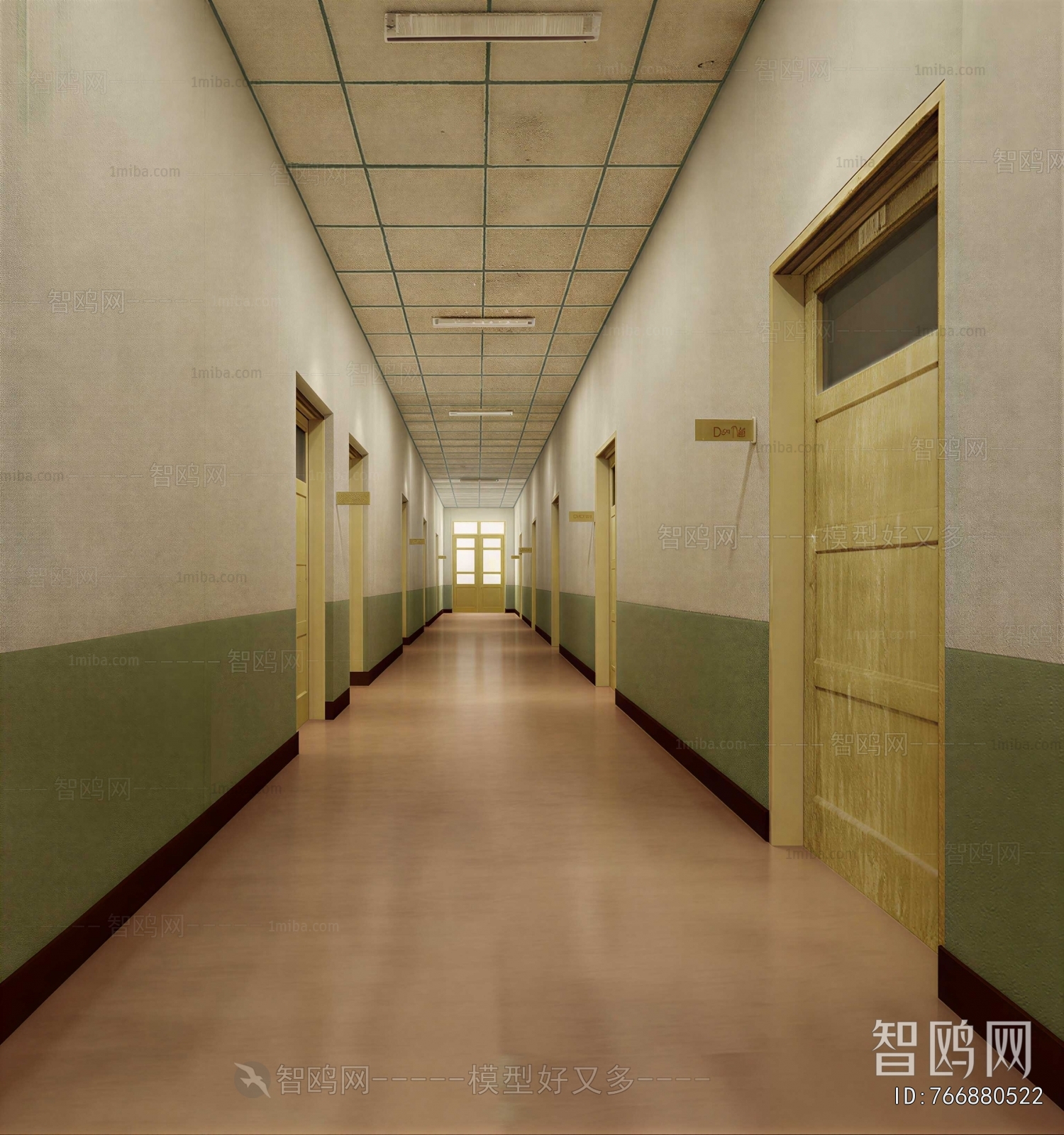 Modern Office Aisle