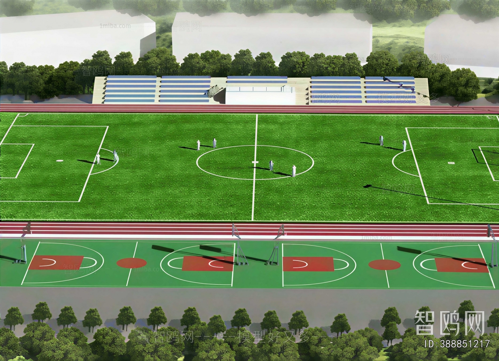 Modern Outdoor Sports Stadium