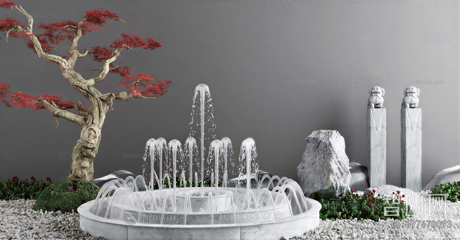 Modern Rockery Waterscape