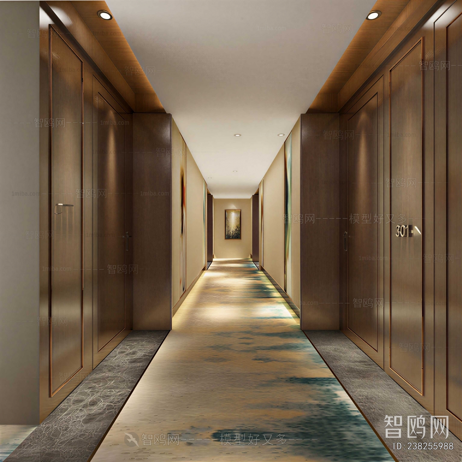 Modern Office Aisle