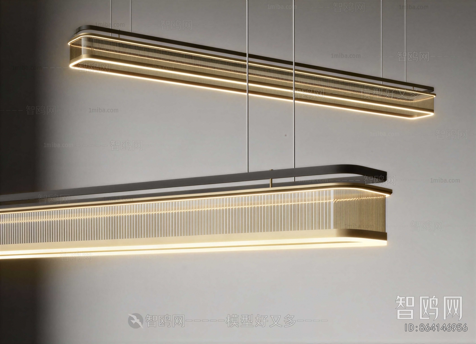 Modern Long Chandelier