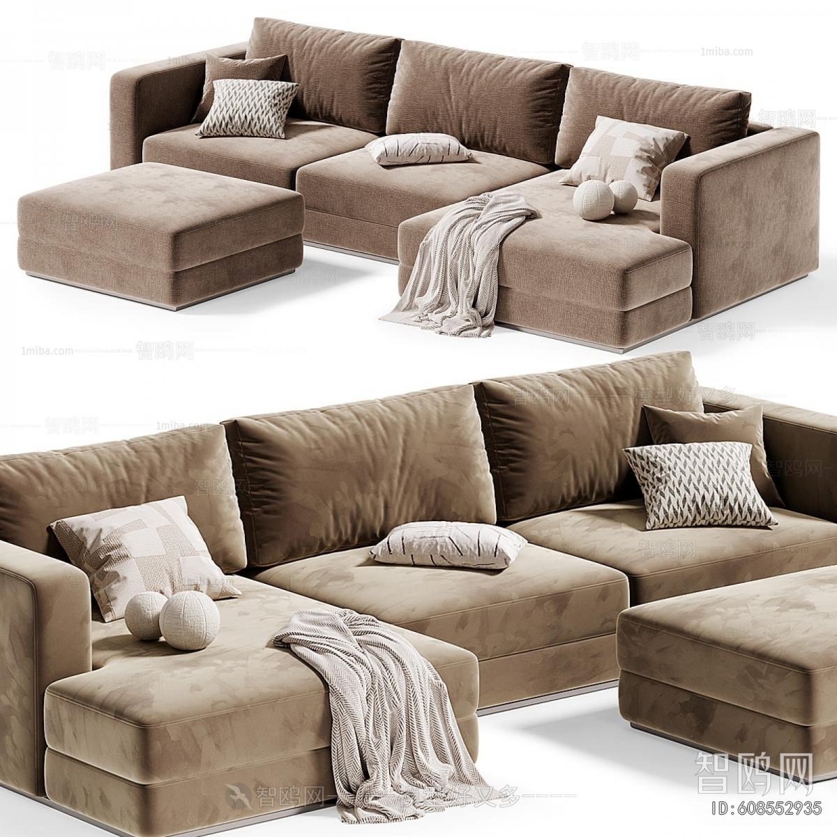 Modern Multi Person Sofa