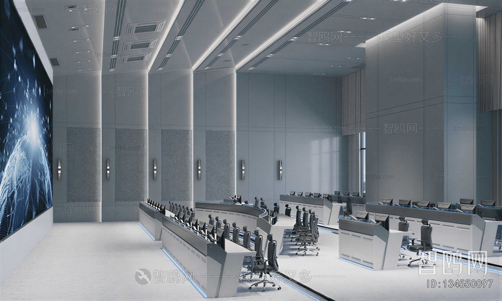 Modern Monitor Room