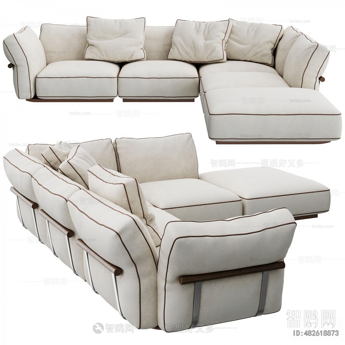 Modern Multi Person Sofa