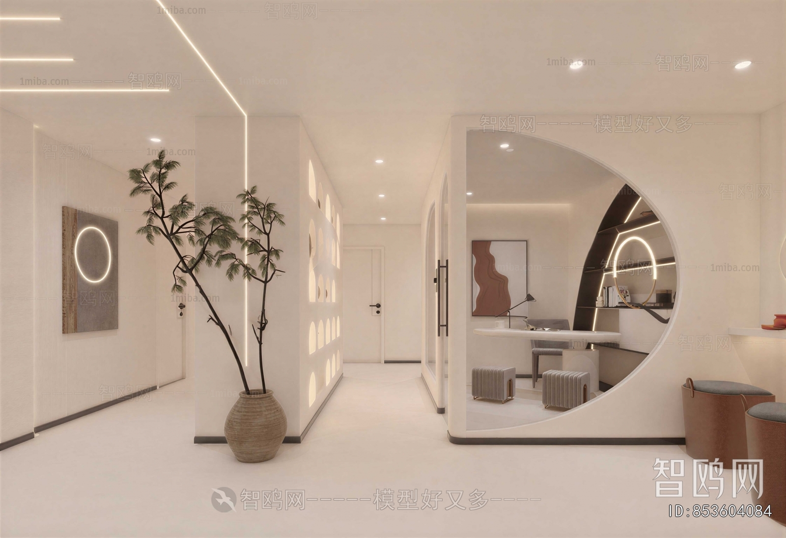 Modern Office Aisle