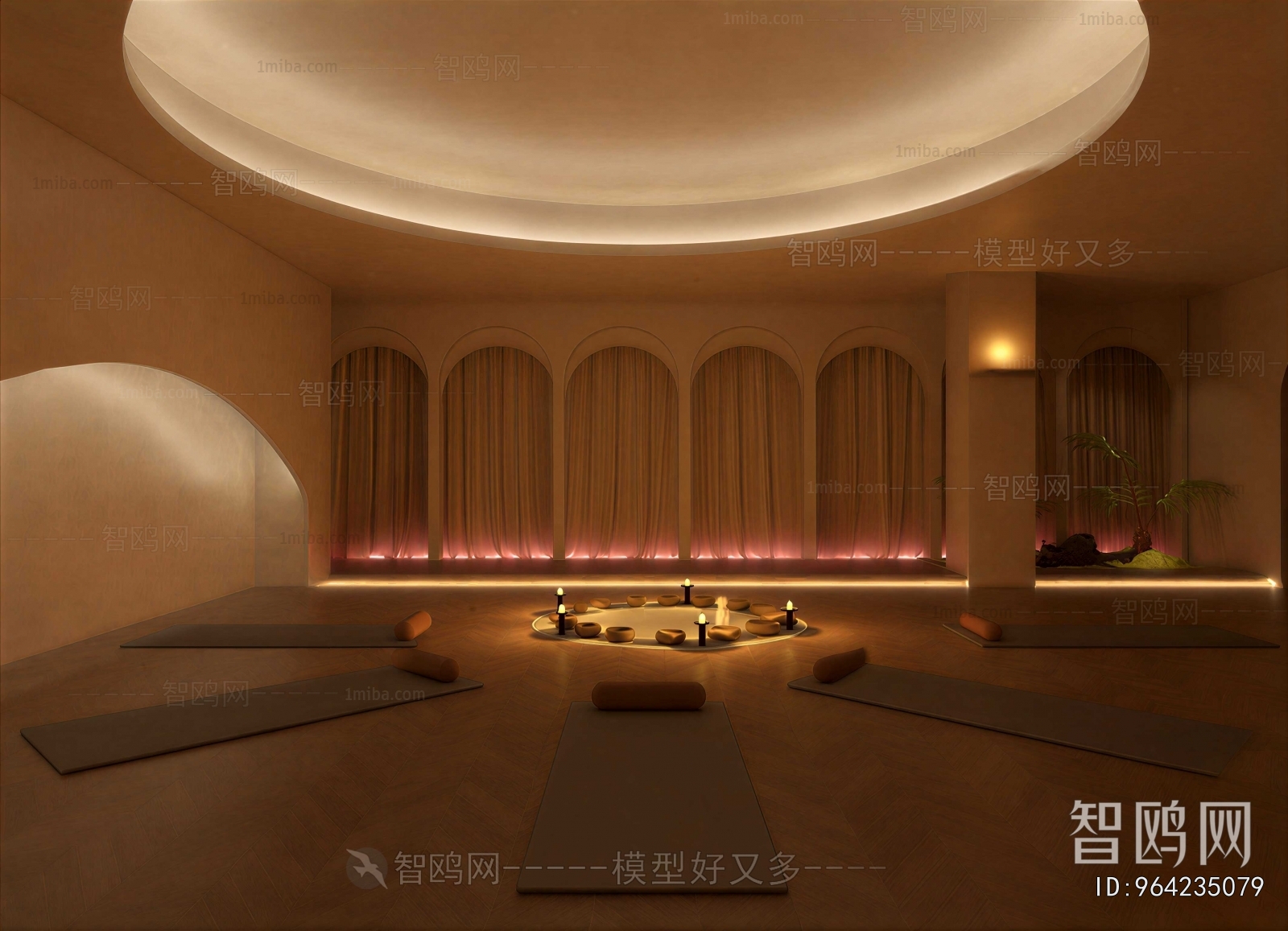 Modern Yoga Room
