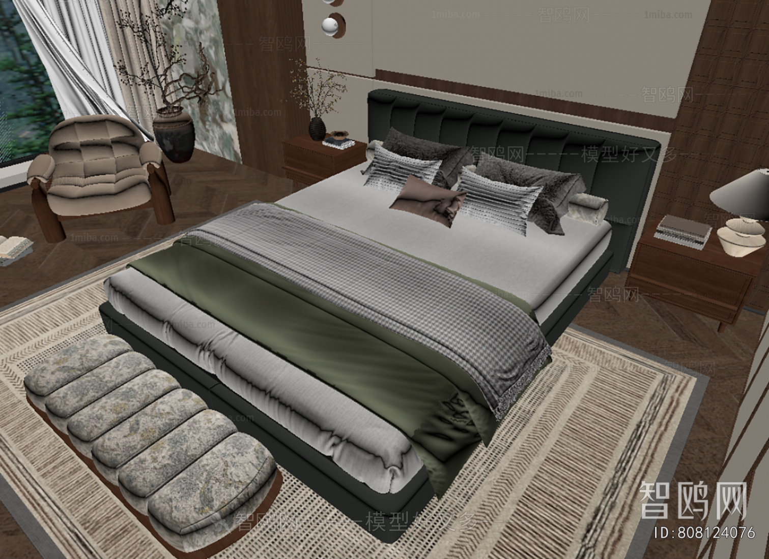 French Style Double Bed