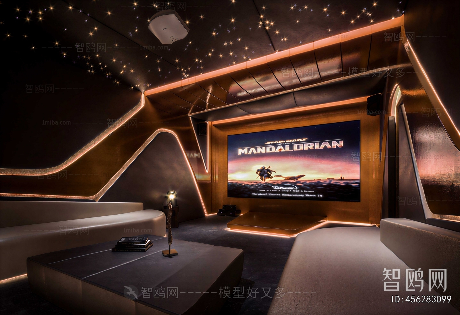 Modern Audiovisual Room