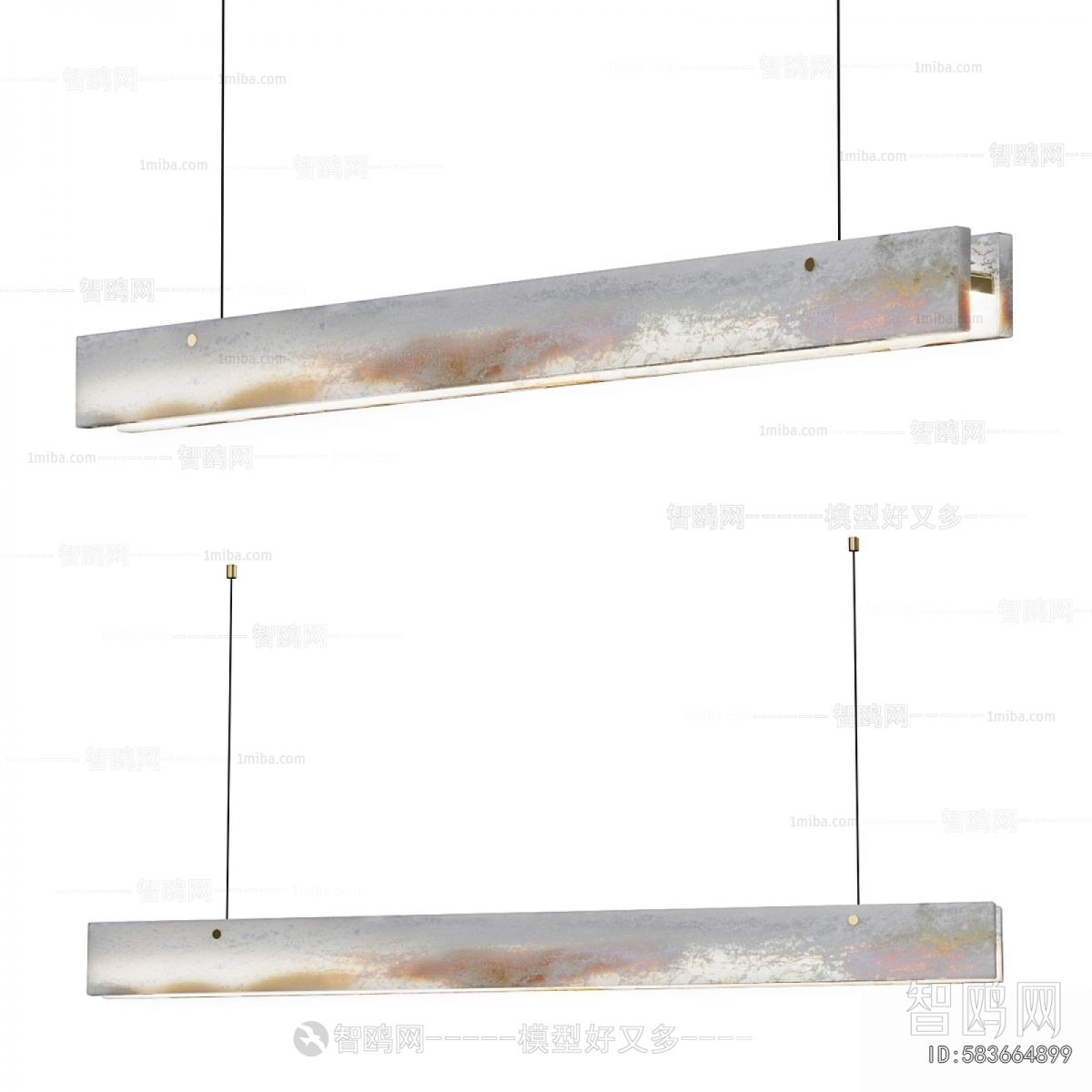Modern Long Chandelier