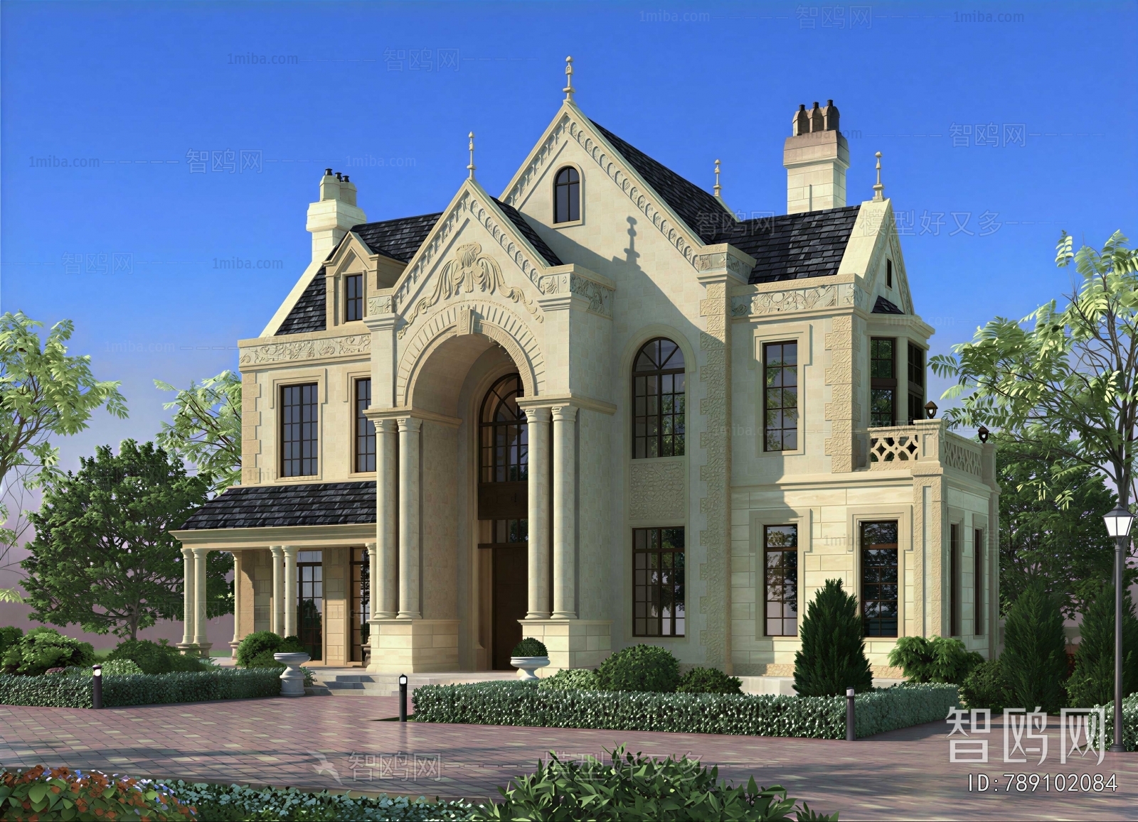 European Style Villa Appearance