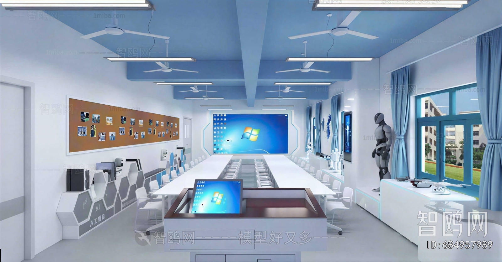 Modern School Classrooms
