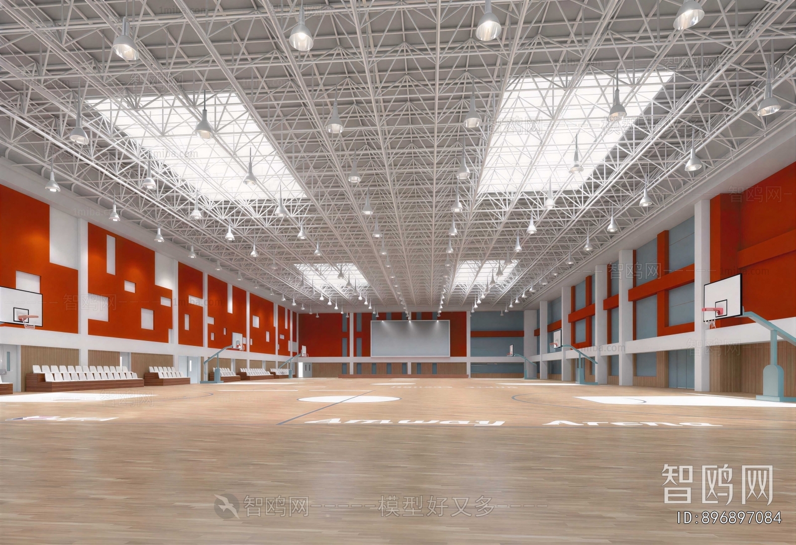 Modern Indoor Stadium