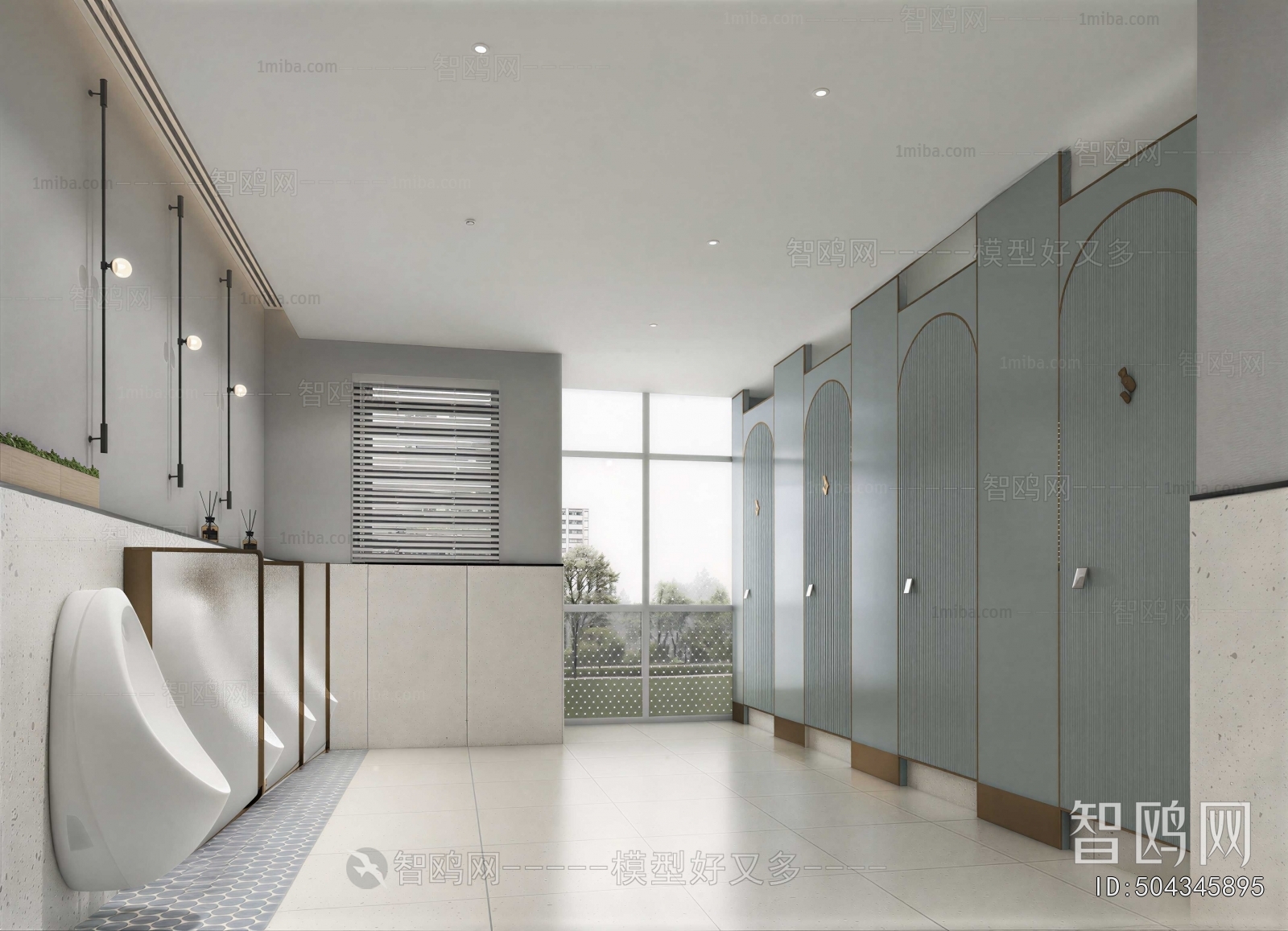 Modern Public Toilet