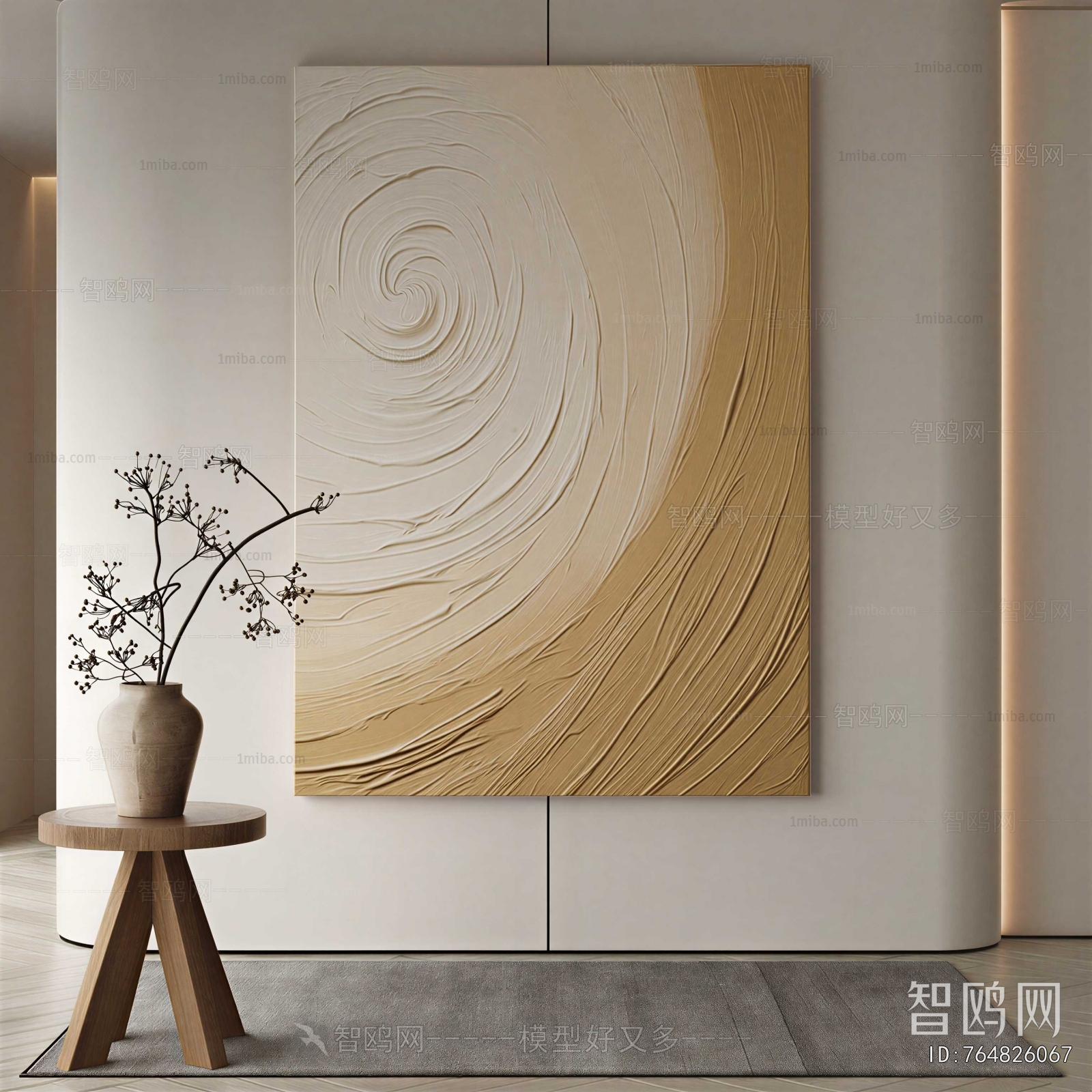Wabi-sabi Style Painting