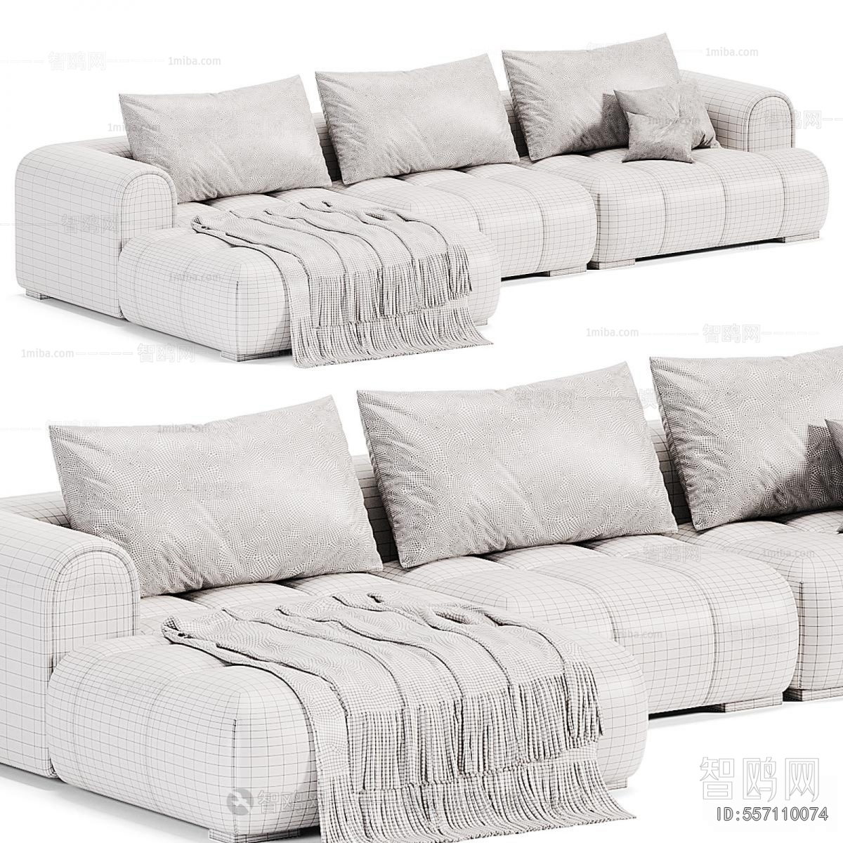 Modern Three-seat Sofa