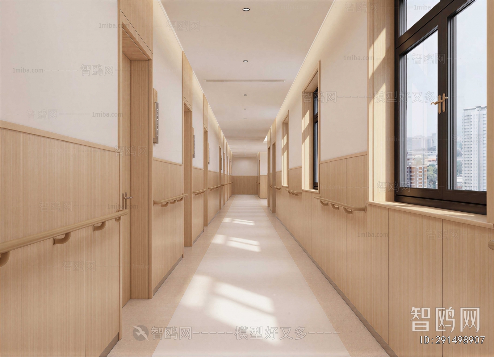 Modern Corridor Elevator Hall
