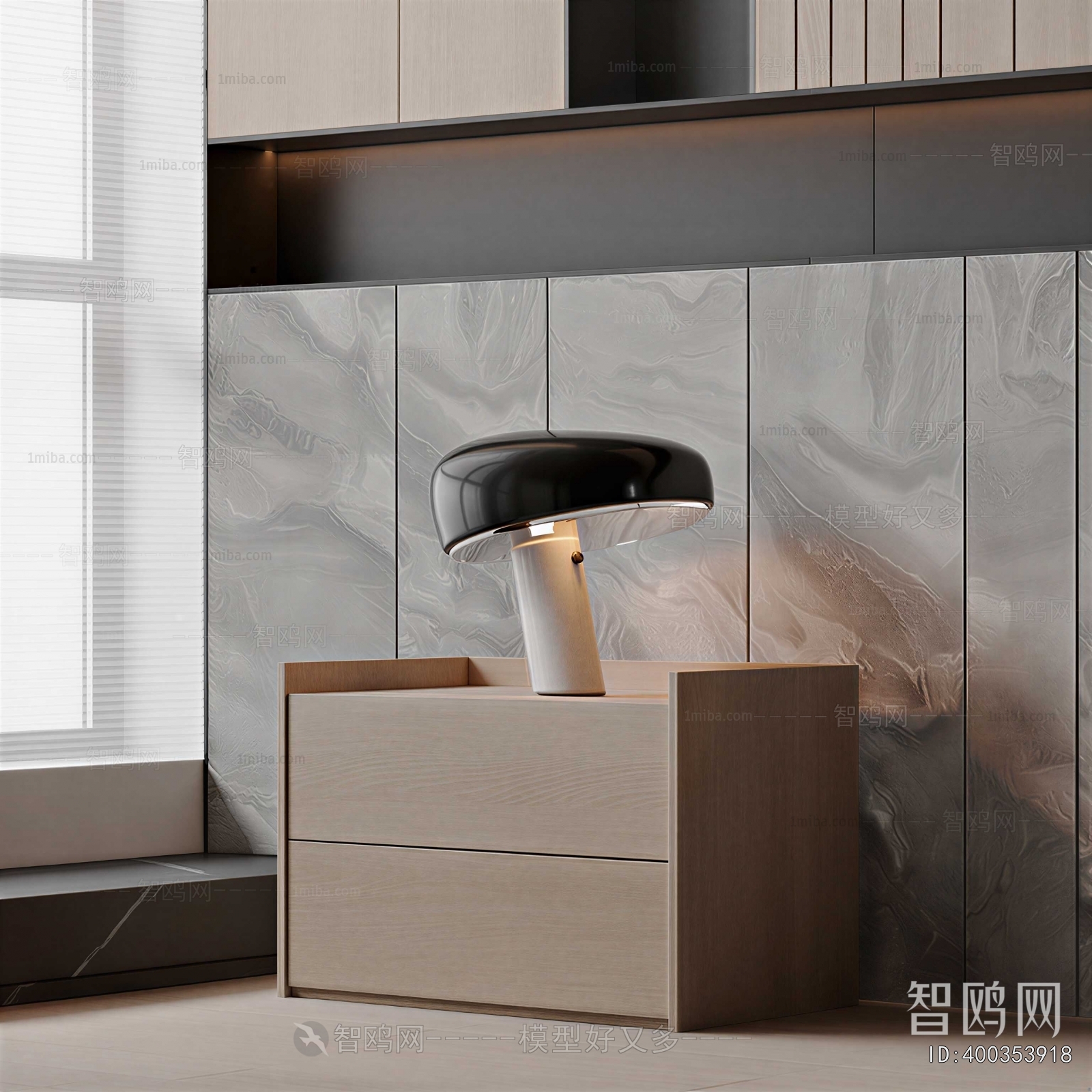 Modern Bedside Cupboard