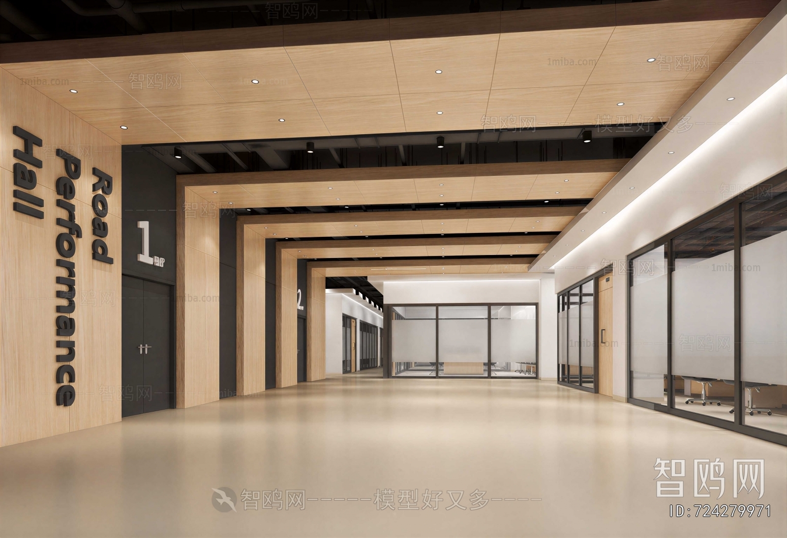 Modern Office Reception Desk