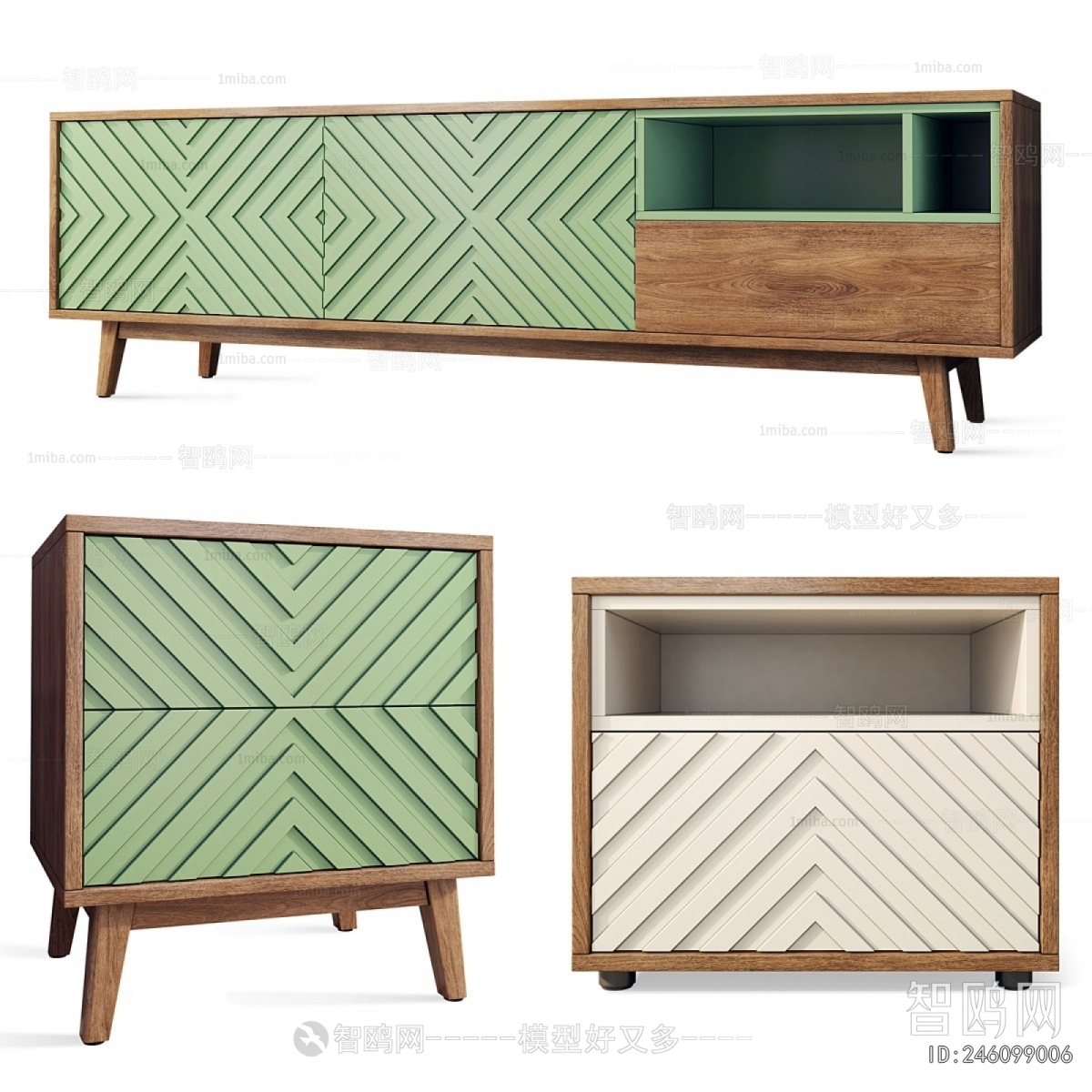 Modern Bedside Cupboard