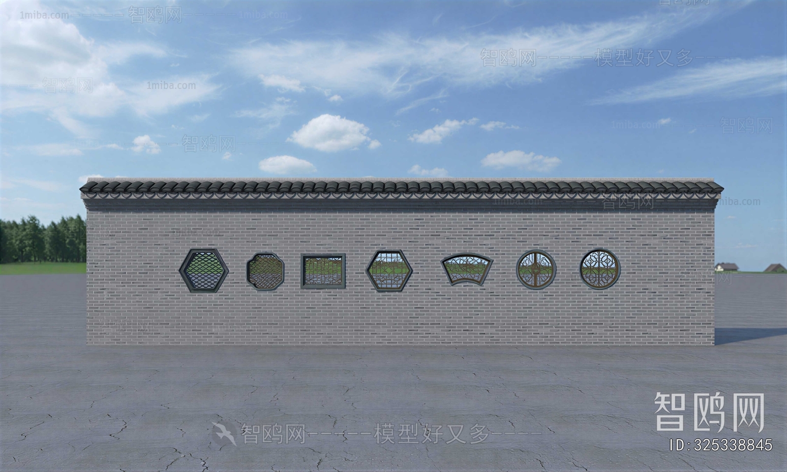 New Chinese Style Landscape Wall