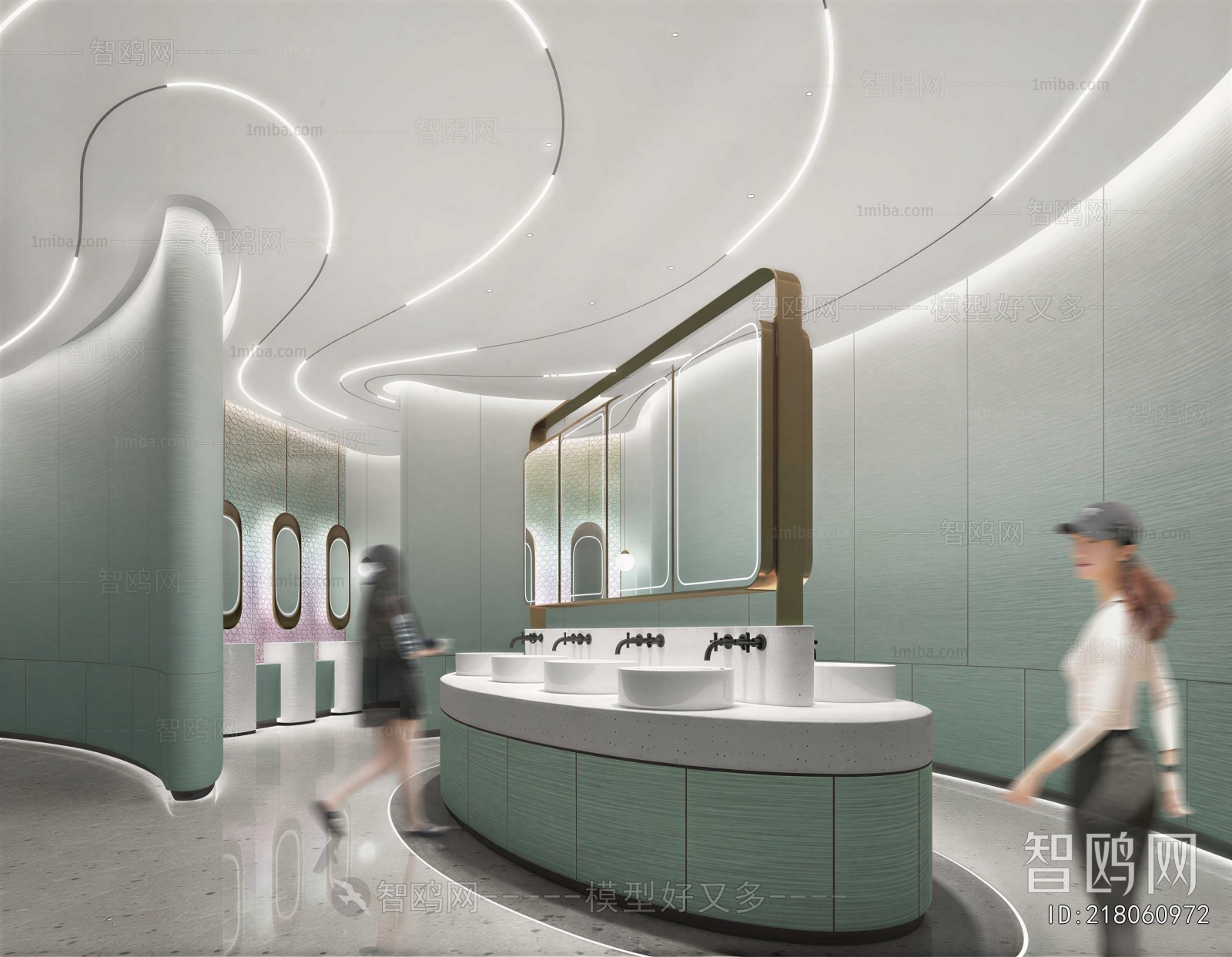 Modern Public Toilet
