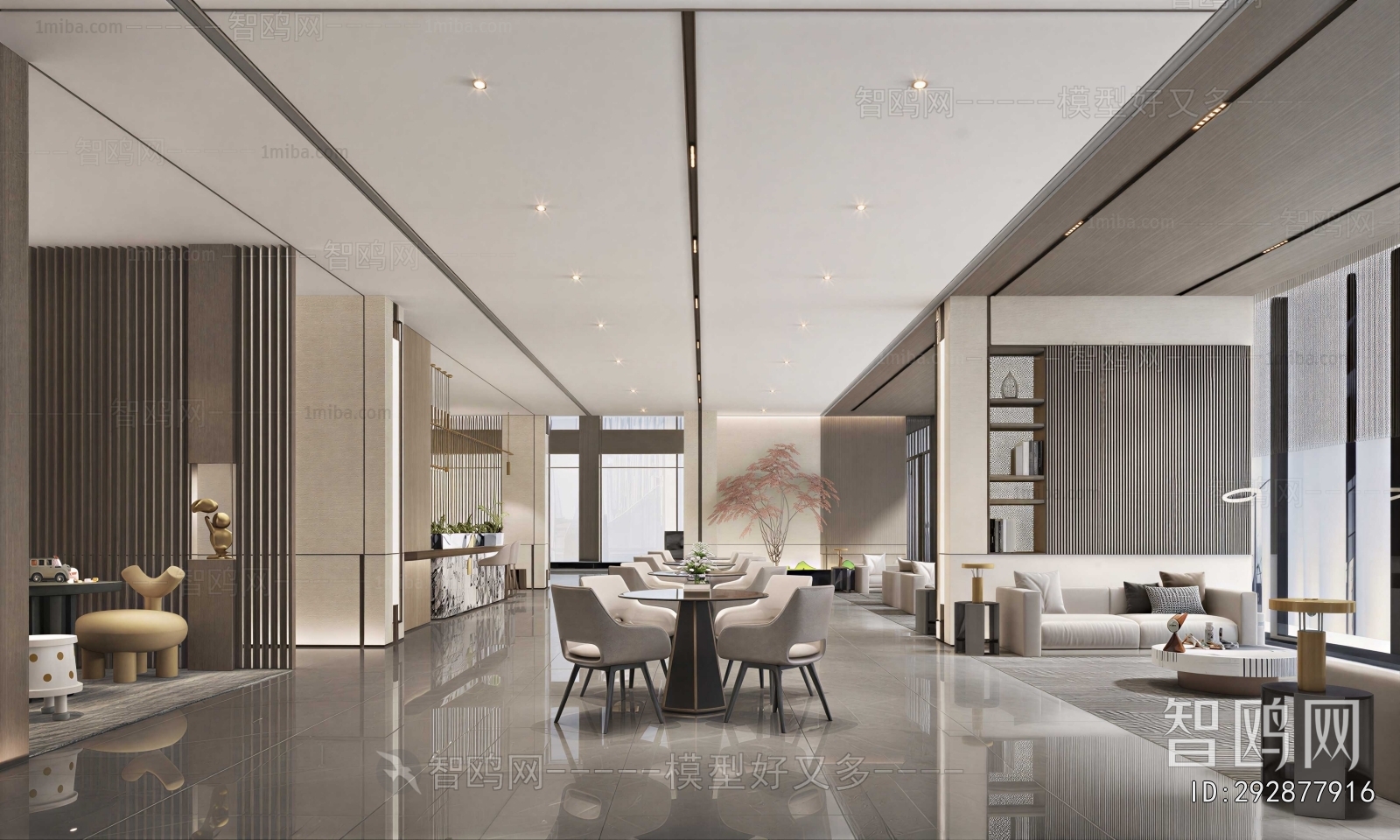 Modern Office Reception Desk