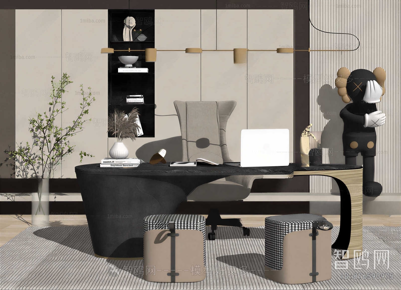 Modern Computer Desk And Chair