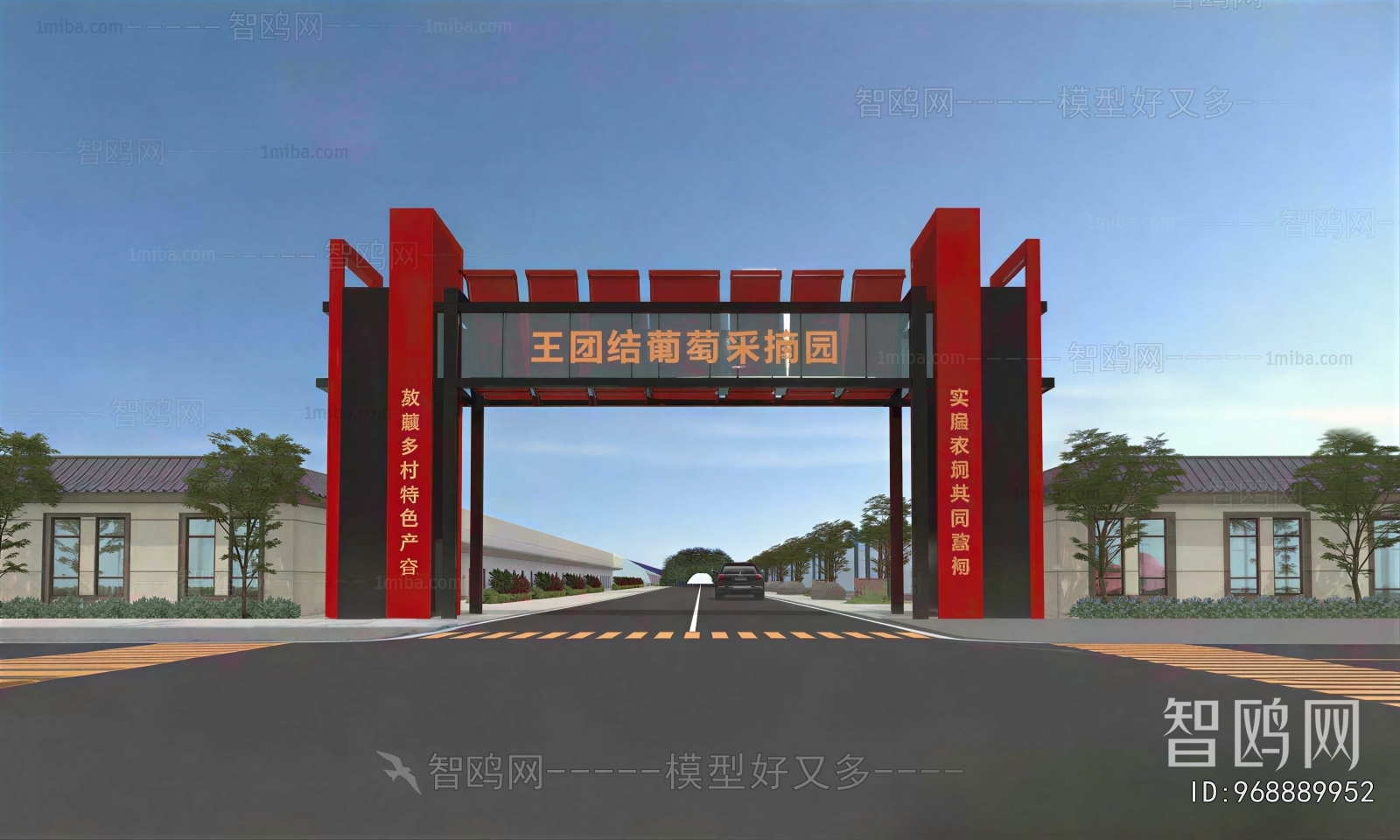 New Chinese Style Facade Element