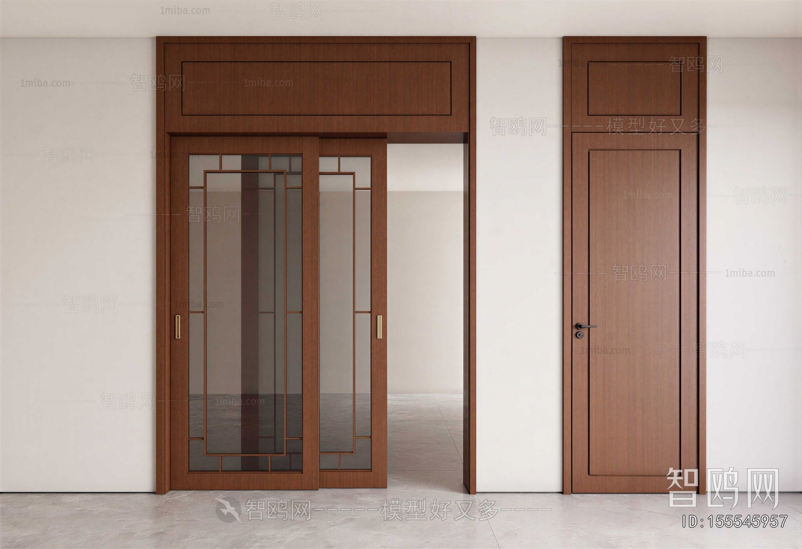 New Chinese Style Single Door
