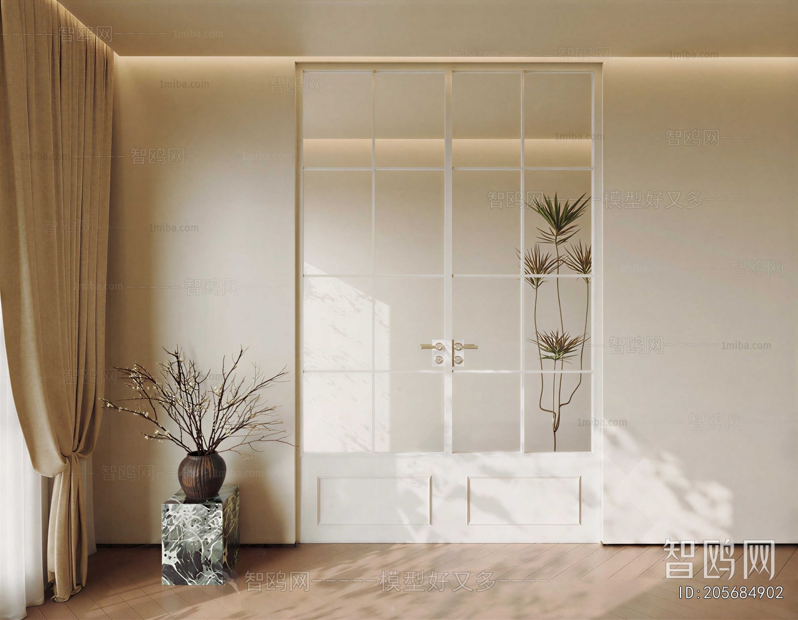 Modern Double Door