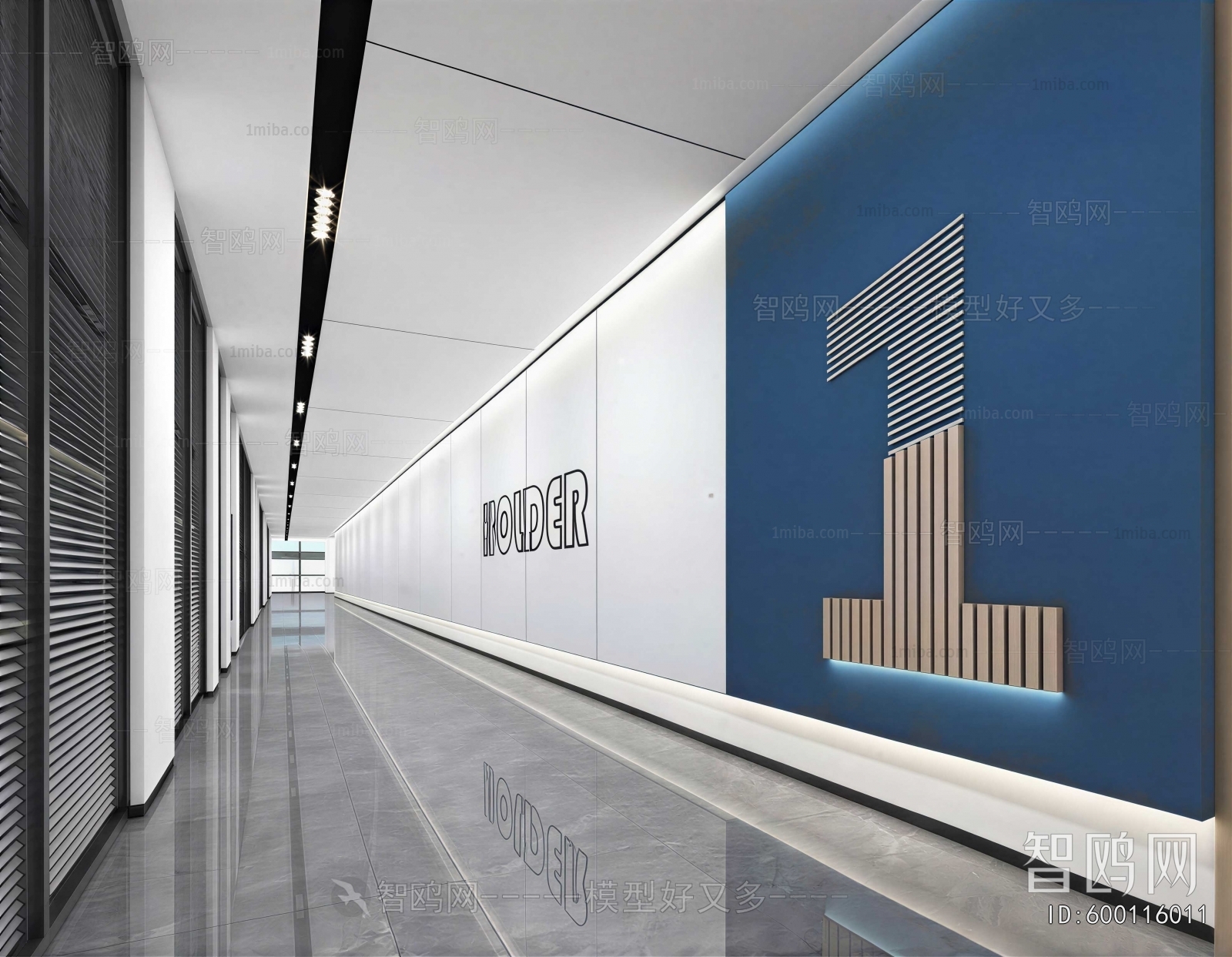 Modern Office Aisle