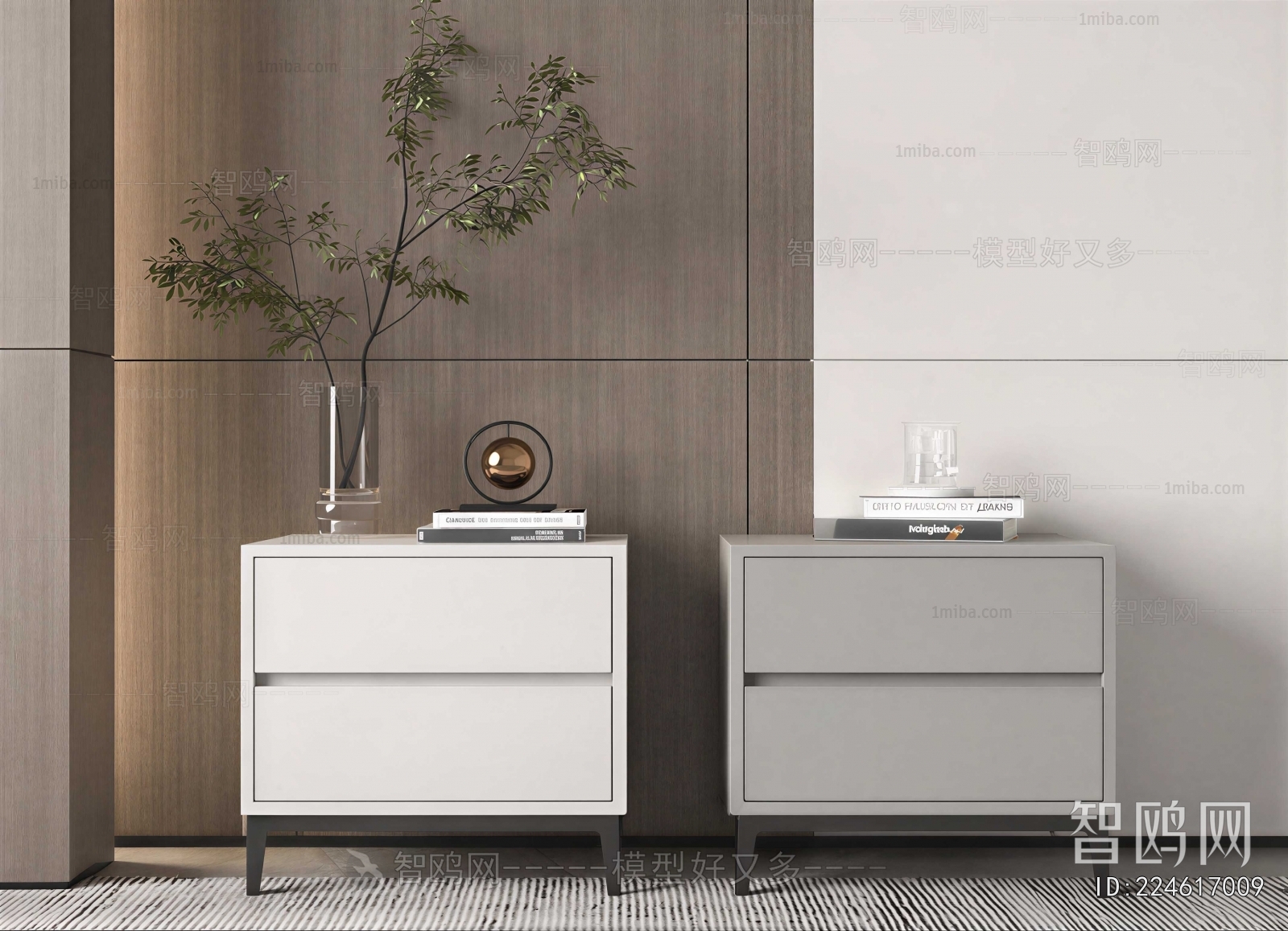 Modern Bedside Cupboard