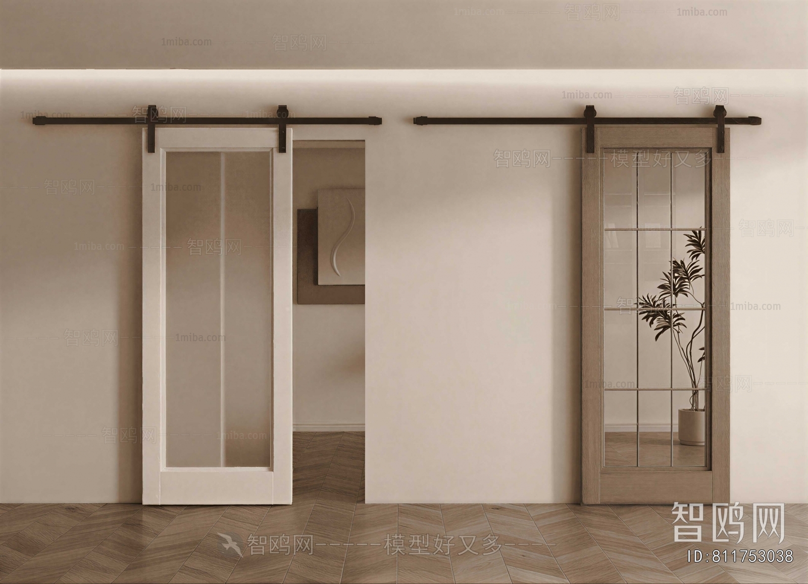 Modern Single Door