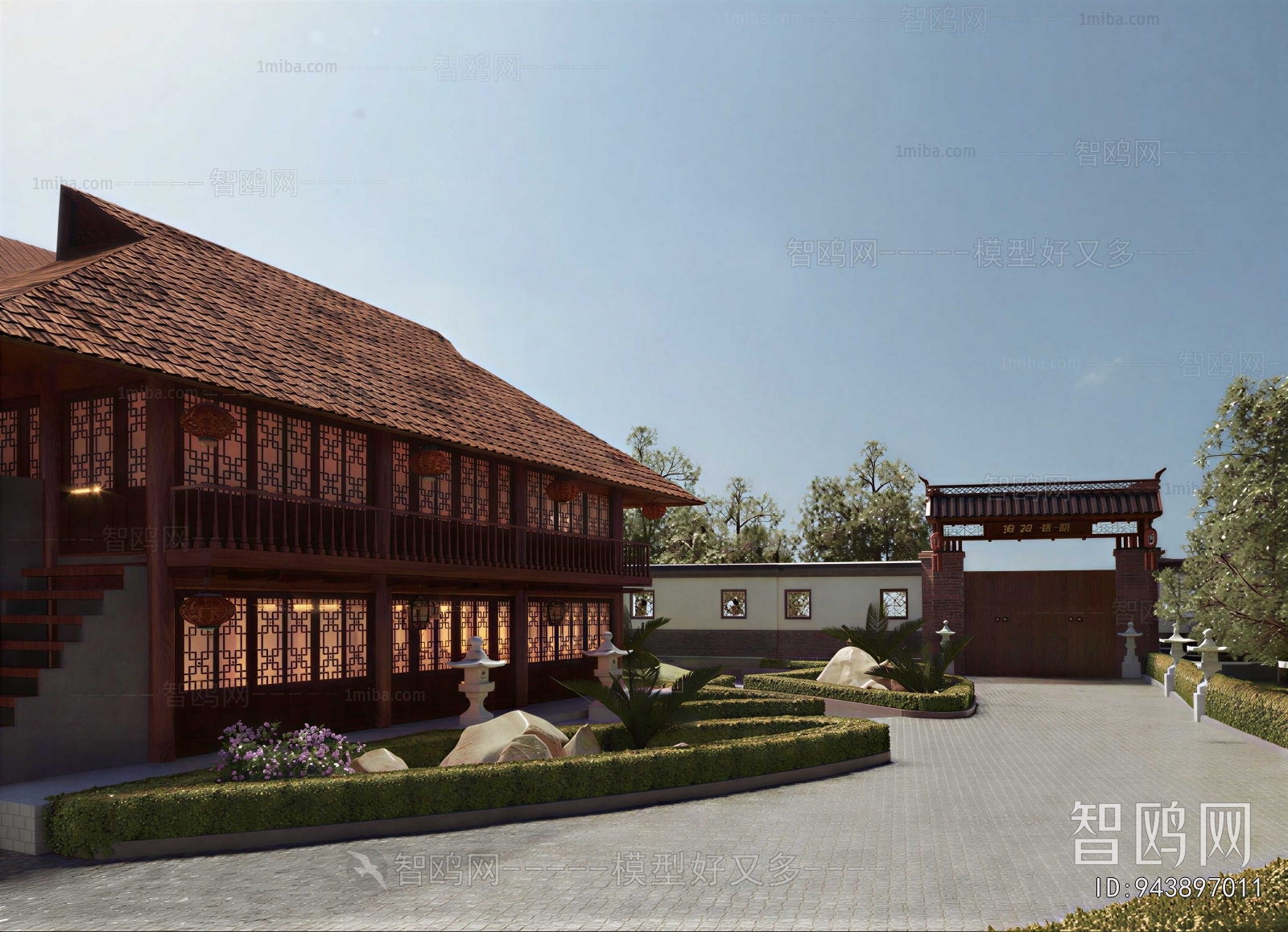 Chinese Style Ancient Architectural Buildings