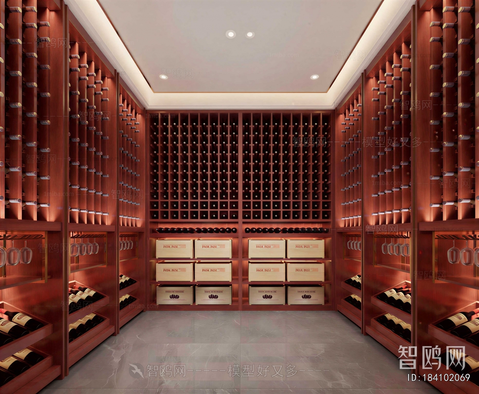 New Chinese Style Wine Cellar/Wine Tasting Room