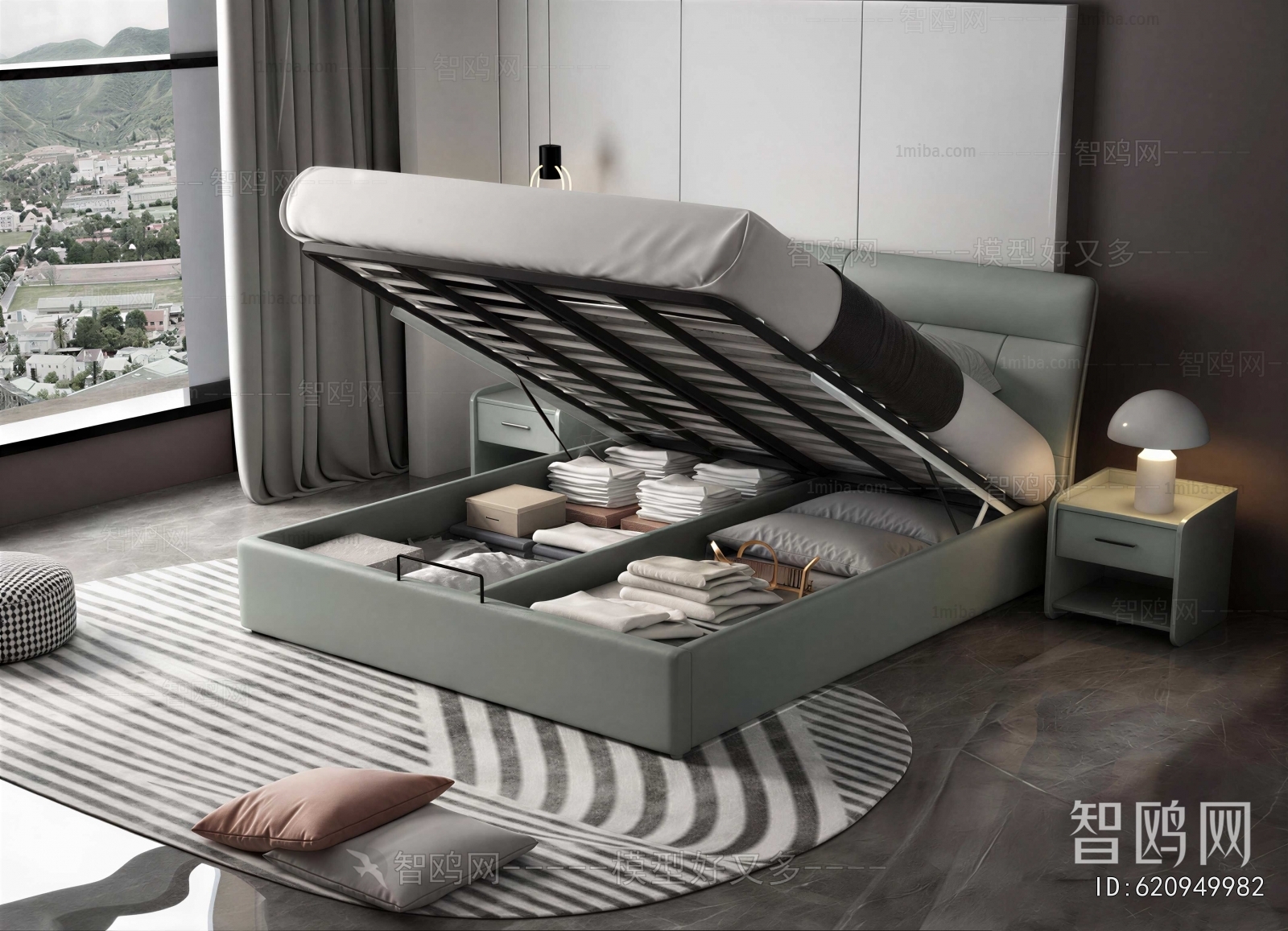 Modern Double Bed