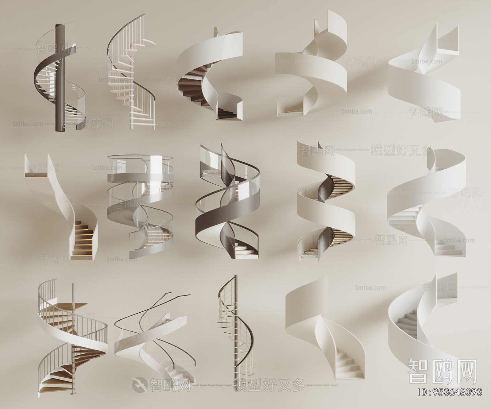 Modern Rotating Staircase