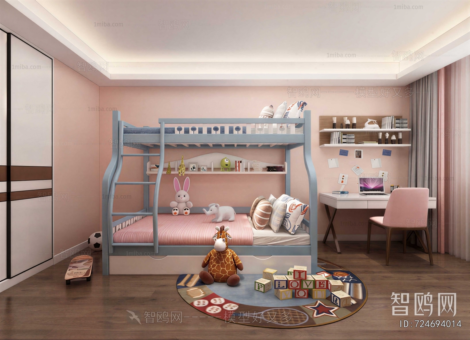 Modern Nordic Style Children's Room