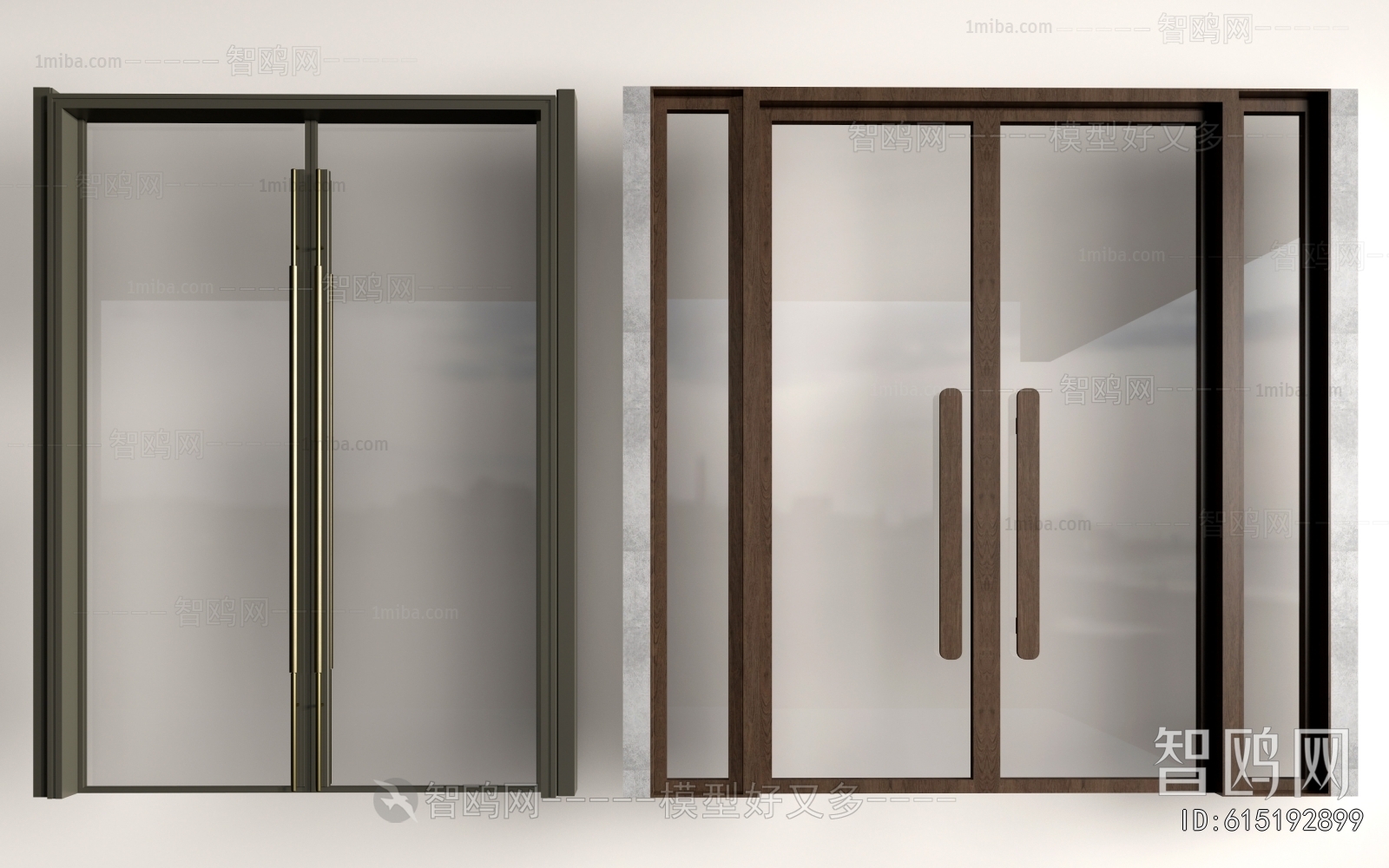 Modern Double Door