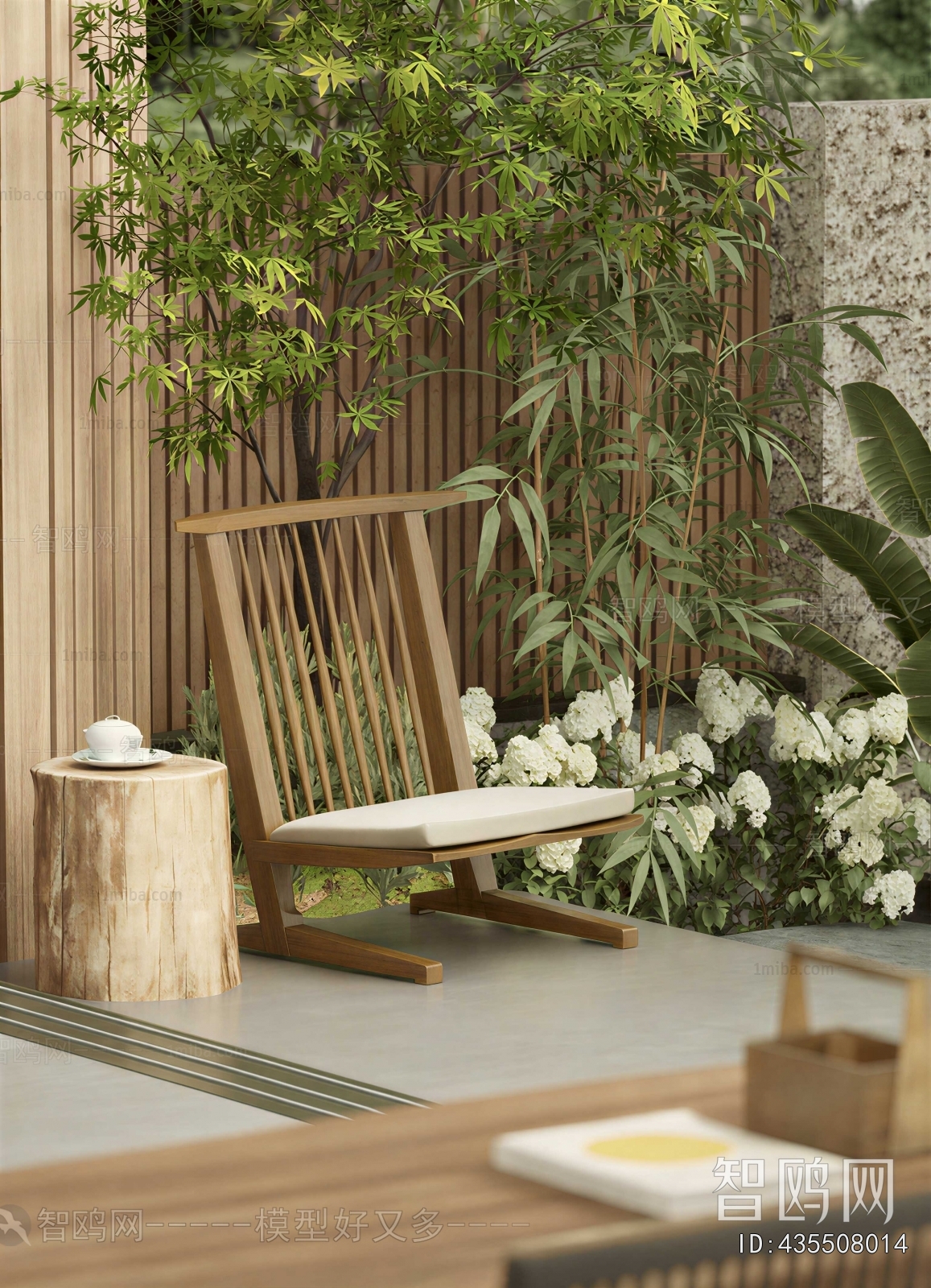 New Chinese Style Lounge Chair
