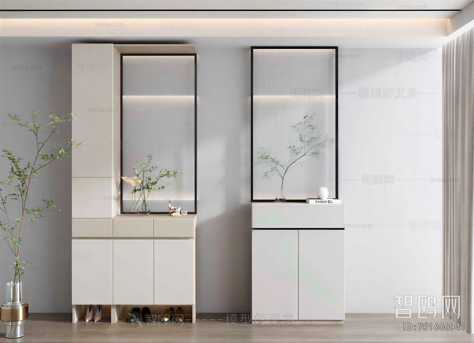 Modern Shoe Cabinet