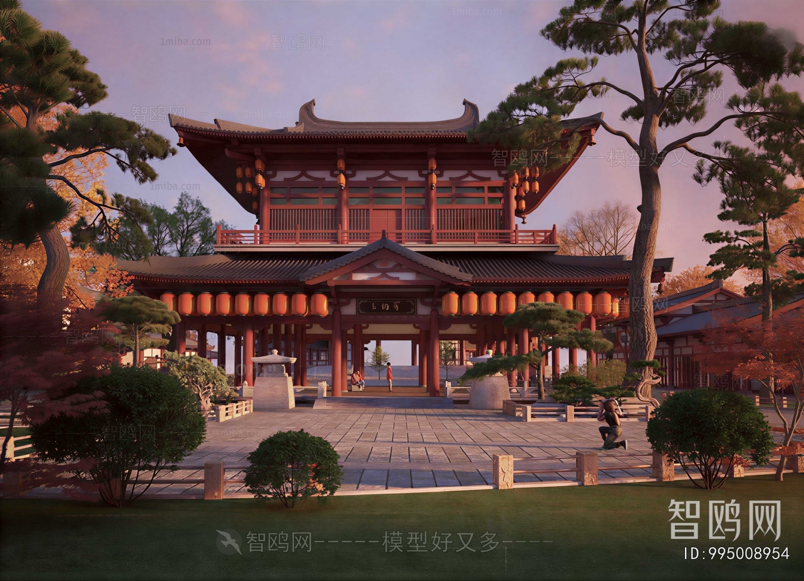 Chinese Style Ancient Architectural Buildings