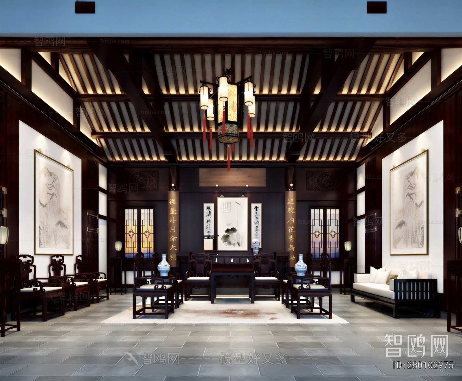 Chinese Style A Living Room