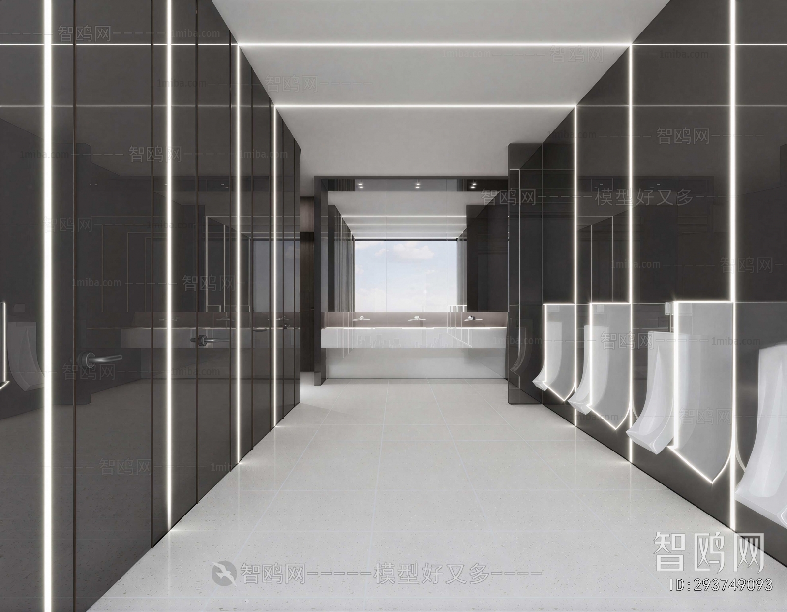 Modern Public Toilet