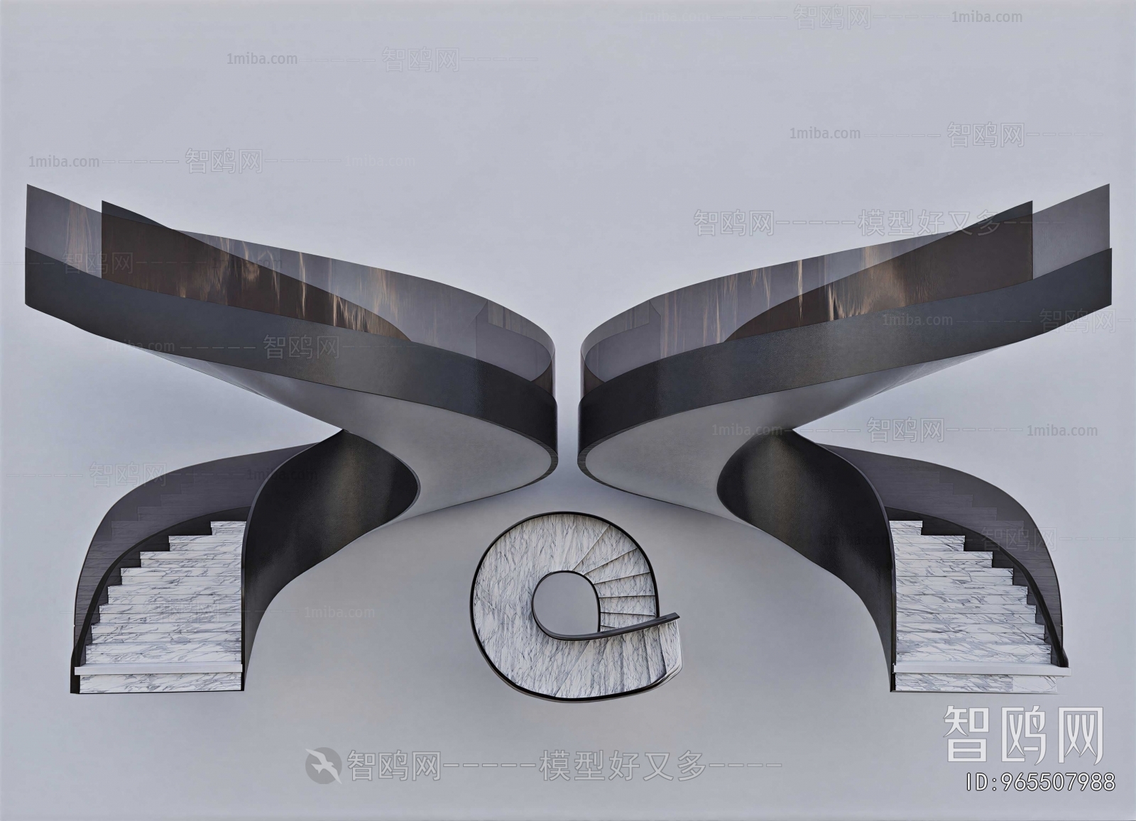 Modern Rotating Staircase